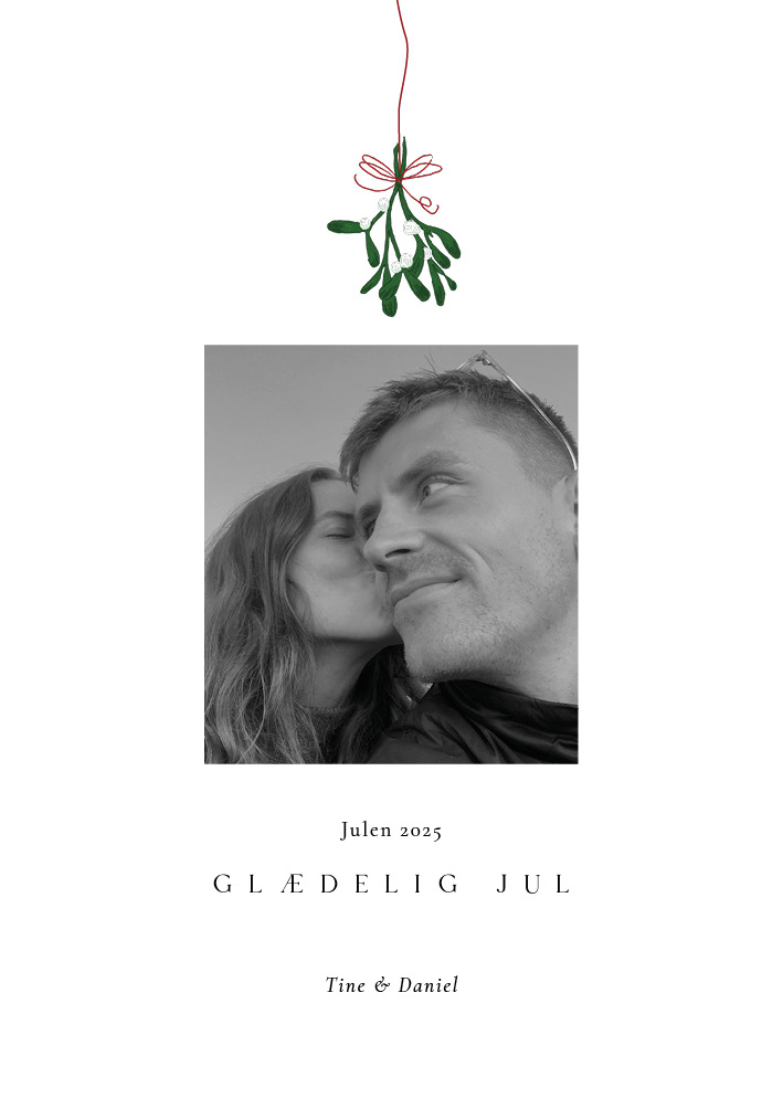 Jul - Tine og Daniel Julekort